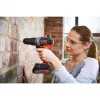 BLACK & DECKER | Belaidis gręžtuvas/suktuvas su 2,0 Ah/4,0 Ah baterija | BCD003MEM2K-QW | 18 V | 2,0/4,0 Ah | Ličio