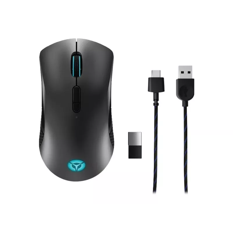 Lenovo Legion M600 belaidis žaidimų pelė abiem rankoms tinkama RF belaidė + Bluetooth + USB Type-A optinė 16000 DPI