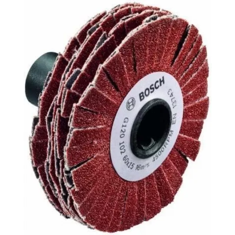 Šlifavimo šlifavimo būgnas 15 mm, grūdėtumas 120 — Bosch 1600A00155 (Flexible Schleifwalze)