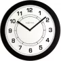 NeXtime klok 3045zw Super plonas, Ø28 cm, sieninis, juodas