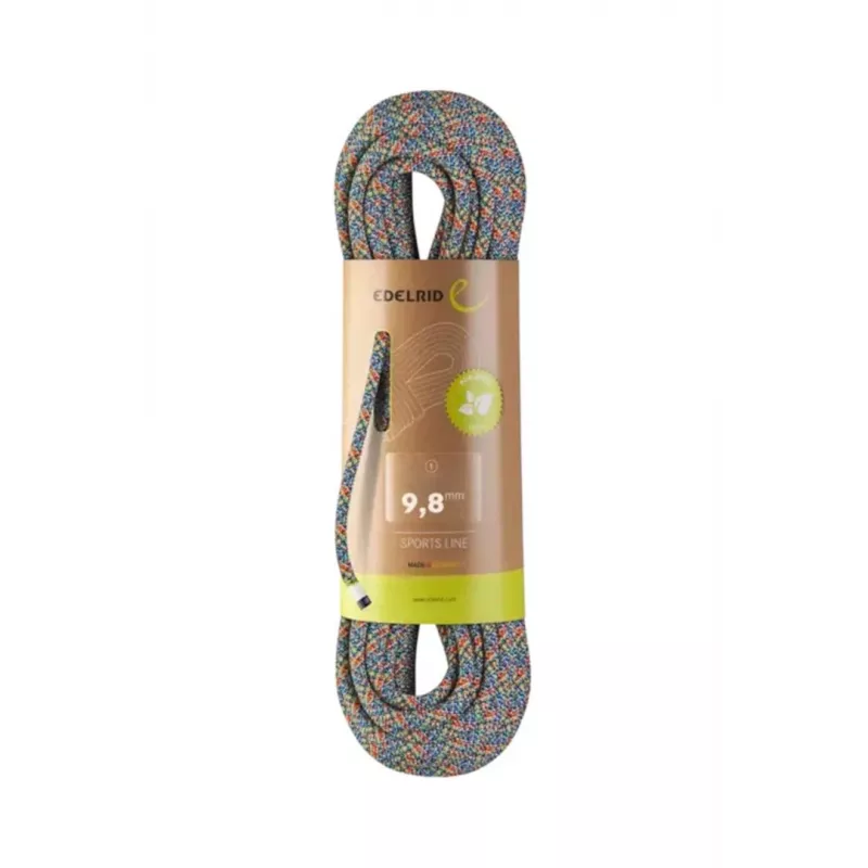 Laipiojimo virvė EDELRID Se Puffin 9,8 mm, 70 m, dinaminė vienguba virvė, įvairių spalvų