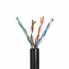 Alantec KIU5OUTS305Q tinklo kabelis, juodas, 305 m, Cat5e U/UTP (UTP) (KIU5OUTS305Q)