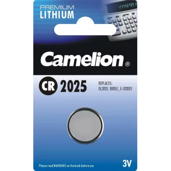 Vienkartinė baterija Camelion CR2025-BP1