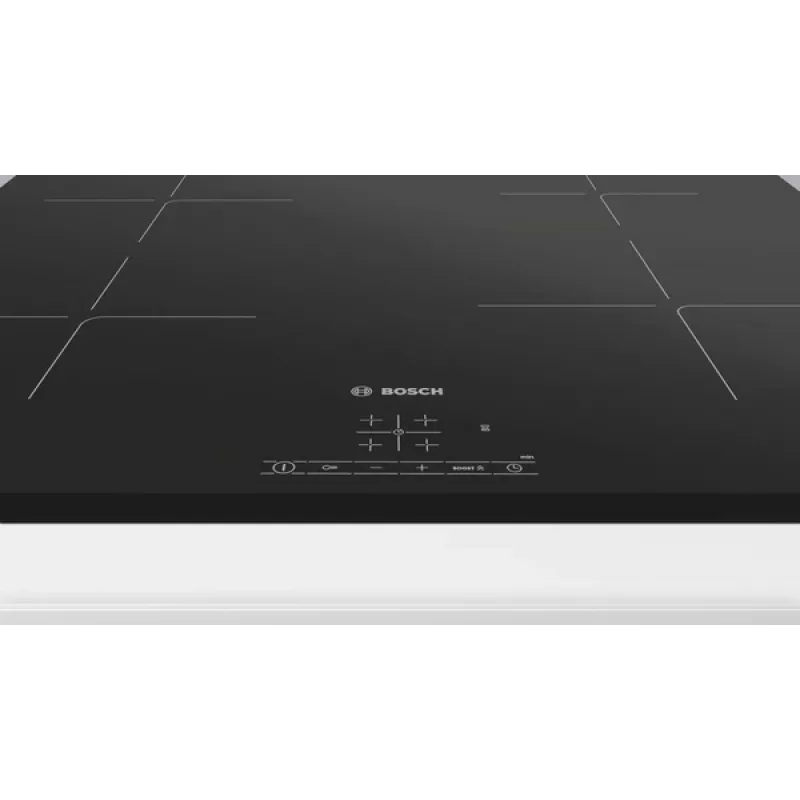 Bosch | Indukcinė kaitlentė | PUE63KBB6E | Indukcinė | Kaitviečių skaičius 4 | Jutiklinis | Laikmatis | Juoda