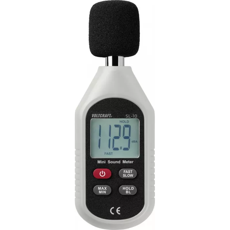 VOLTCRAFT garso lygio matuoklis SL-10 30 - 130 dB 31,5 Hz - 8 kHz (VC-8314250)