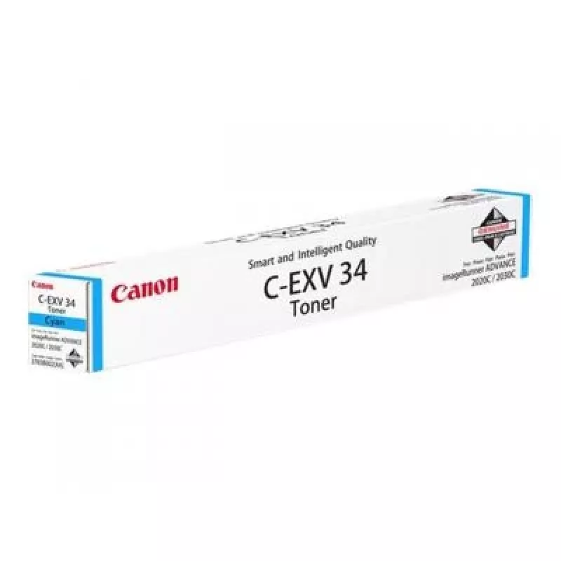 Canon C-EXV 34 tonerio kasetė 1 vnt. originali žydra