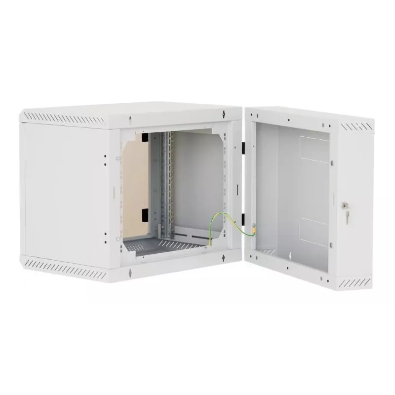 Prie sienos montuojamas stovas Triton RBA-12-AD6-CAX-A1 12U Baltas