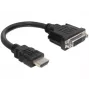 HDMI–DVI laidas M/F DeLOCK 0,2 m