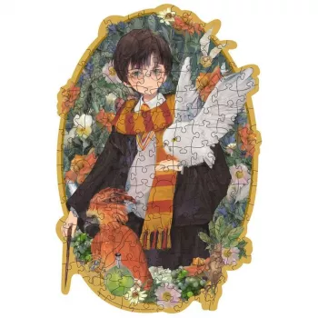 Medinė dėlionė Ravensburger Haris Poteris 150 dalių — dėlionė, 150 vnt., medinės dalys