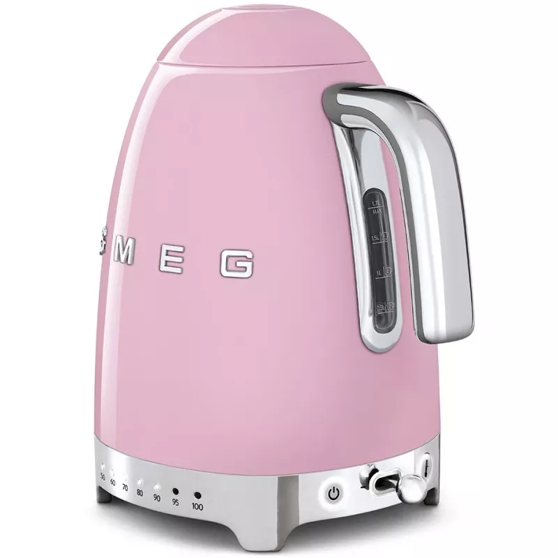 Smeg KLF04PKEU virdulys cadillac rožinės spalvos, kint. temp.