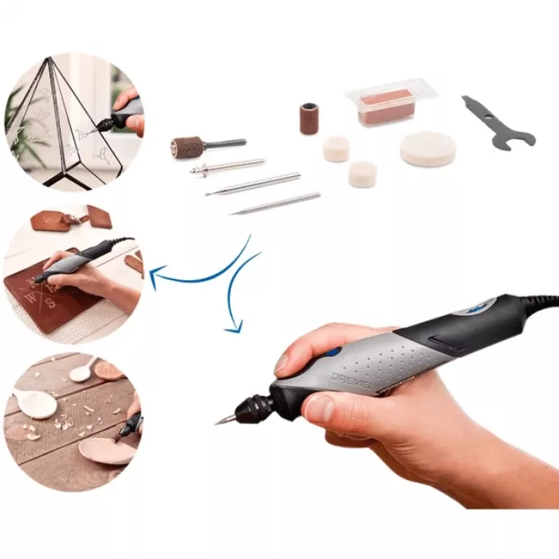 Rotacinis įrankis Dremel F0132050JM 130 W su kintamo greičio valdymu ir kompaktiška konstrukcija