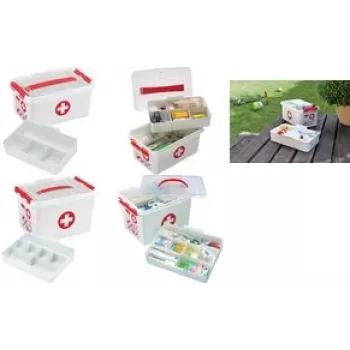 Sandėliavimo dėžutė Sunware 8711112792197 Stačiakampė Raudona Balta