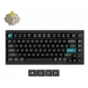 Mechaninė klaviatūra Keychron Q1 Ultra 8K — 75% formos, USB + RF belaidis + Bluetooth, RGB LED, juoda