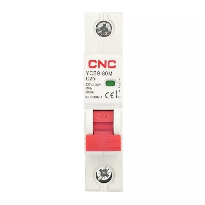 Miniatiūrinis automatinis jungiklis HiSmart NV821440 1P 25A C tipas