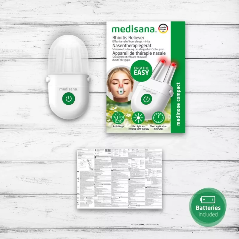 Medisana Medinose Compact nosinis šviesos terapijos prietaisas alerginiam rinitui