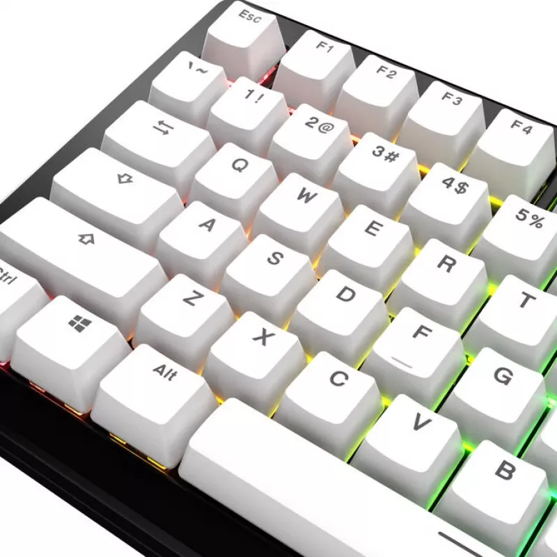 „GLORIOUS GPBT Basics PBT Dye-Sub Classic White“ ANSI išdėstymo klavišų dangteliai