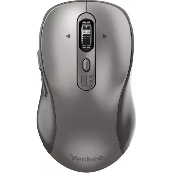 Laidinė ergonominė kompiuterio pelė YENKEE YMS2010SR — kompaktiškas dizainas, optinis sekimas, 6 mygtukai, 1000–3200 DPI