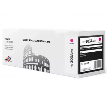Toner TB Suderinama su HP M880 CF303A, Purpurinė, perdirbta.