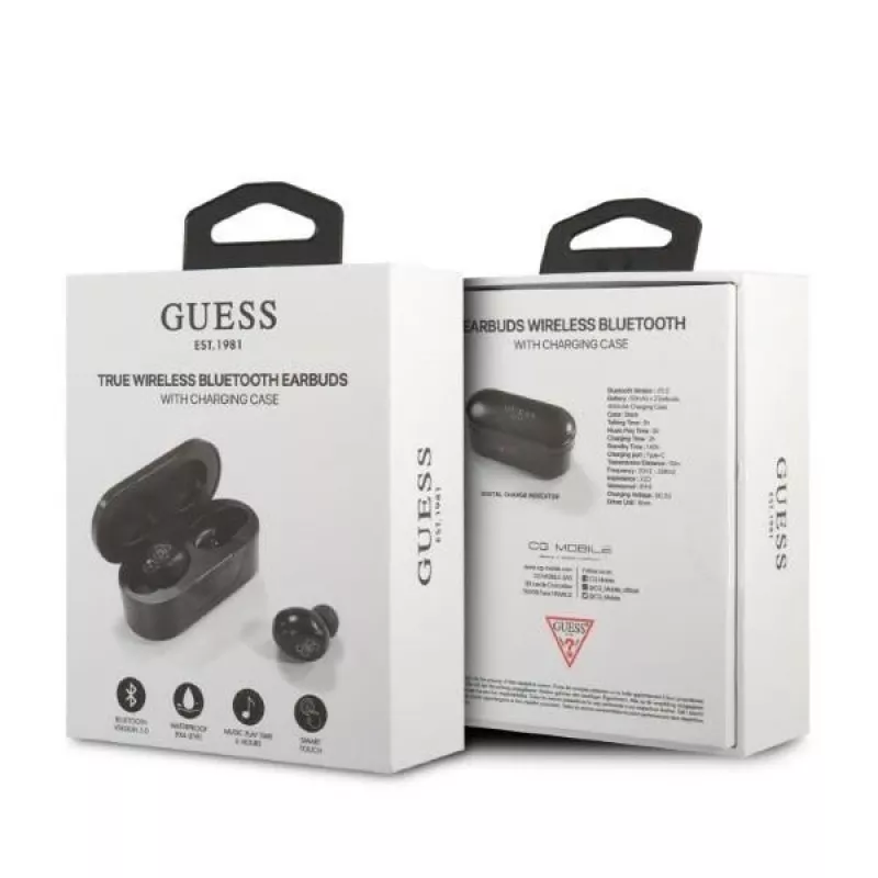 Guess ausinės Bluetooth GUTWST31EK Tws