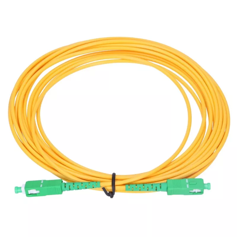 Extralink Patch Cord SC/APC-SC/APC, Single-Mode, Simplex, G.657A1, 3mm, 2m