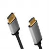 LogiLink CDA0107 vaizdo kabelio adapteris 2 m DisplayPort HDMI Pilka Juoda