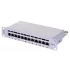 Patch panel LANBERG PPF6-9012-S, 12 prievadų, metalinis, pilkas, 1U, 215×130×44,5 mm
