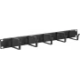Kabelių tvarkymo skydelis LOGON RAO100BL Juodas Aliuminis 48,3 cm