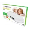 Elektroninės kūdikių svarstyklės ESPERANZA EBS019 — talpa 0,03–20 kg, 0,01 kg padala, didelis 60×25 mm LCD, balta