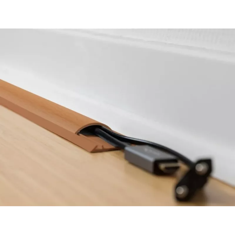 Kabelių lovelis DeLOCK 20731 lipnus 50 x 13 mm medžio išvaizda