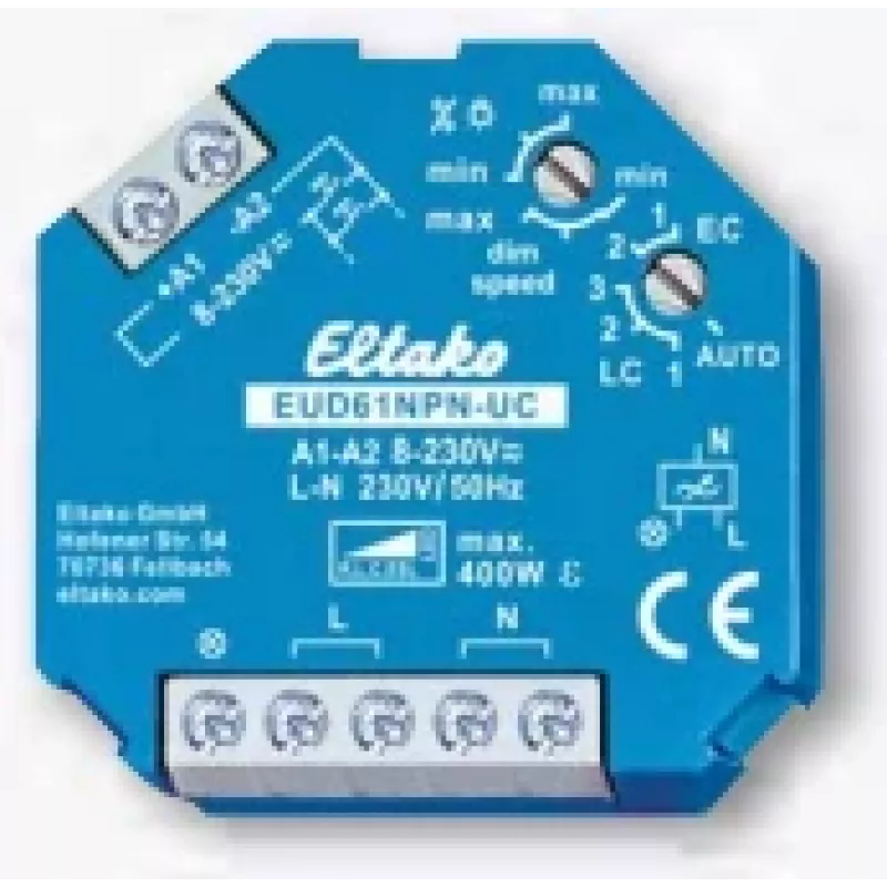 ELTAKO UP/AP Universal-Dimmer Switch EUD61NPN-UC (EUD61NPN-UC)