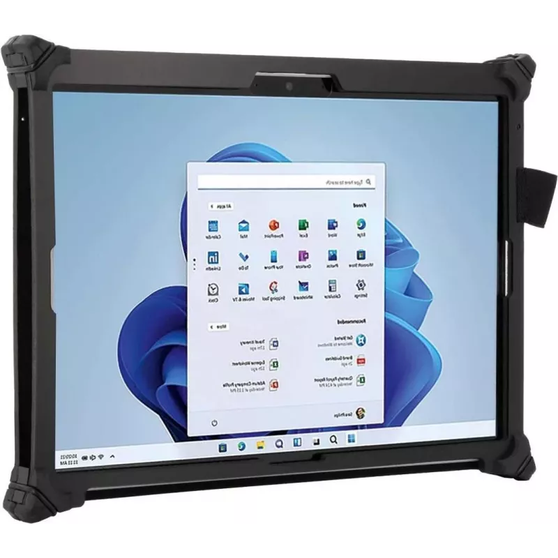 “Mobilis RESIST Pack” – galinė planšetinio kompiuterio apsauginė dalis – tvirta – juoda – skirta “Microsoft Surface Pro 8” (050053)