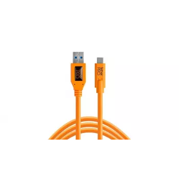 CUC3215-ORG, 4,6 m, USB A, USB C, USB 3.2 Gen 1 (3.1 Gen 1), 5000 Mbit/s, oranžinis