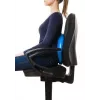 Pripučiamas stabilizavimo pagalvėlė MDH Sensory Balance Disc DRQM3C0CHXUXP, mėlyna, PVC, Ø350 mm, aukštis 60 mm, maks. apkrova 200 kg, su įtvarais