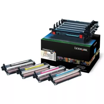 tonerio kasetė Lexmark C540X74G 3000 puslapių Juoda Žydra Magenta Geltona