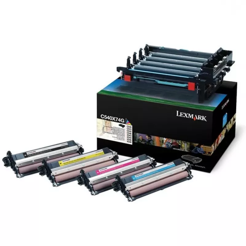 tonerio kasetė Lexmark C540X74G 3000 puslapių Juoda Žydra Magenta Geltona