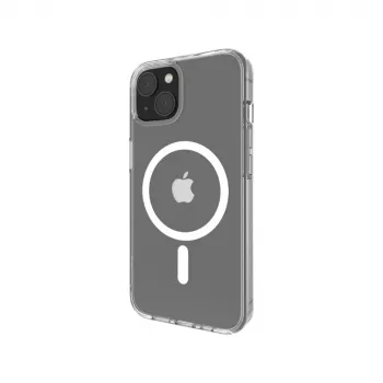 Dėklas SheerForce MagSafe Antimikrobinis skirtas iPhone 13, permatomas
