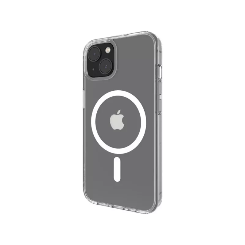 Dėklas SheerForce MagSafe Antimikrobinis skirtas iPhone 13, permatomas