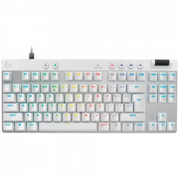 LOGITECH G PRO X TKL RAPID Gaming klaviatūra - BALTA - US INT'L - USB - EMEA28i-935 - LINEAR