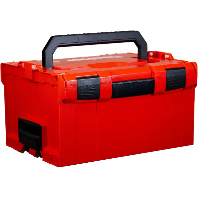 Įrankių dėžė FISCHER L-BOXX FLB 238 tuščia, raudona/juoda, modulinis daiktadėžė