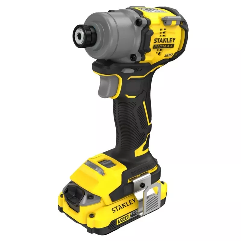 Elektrinis atsuktuvas STANLEY SFMCF830D2K-QW 18V Li-Ion, 2 Ah x2, 3 pavaros, 203 N·m, 3200 RPM, LED, pistoletinė rankena