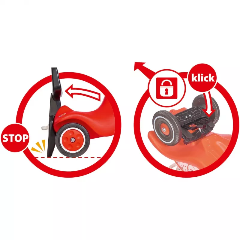 BIG Bobby Car Walker 2-in-1 priedas mokytis vaikščioti
