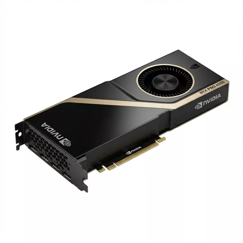 PNY vaizdo plokštė Nvidia RTX PRO 4500 Juodawell 32 GB GDDR7, 256 bitų, PCIe x16 5.0