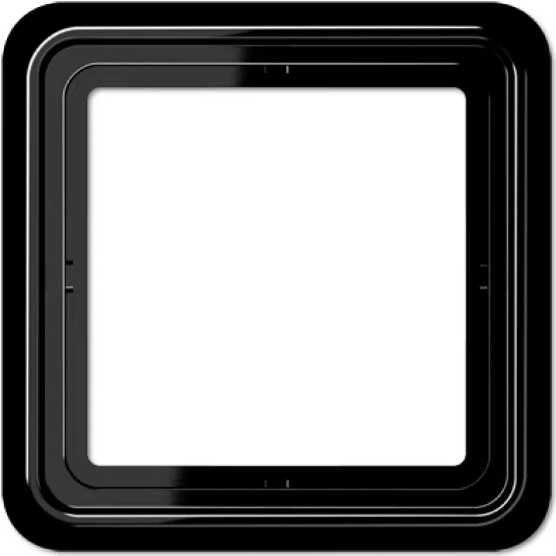 JUNG CD 581 SW pavienis rėmelis, juodas, IP44