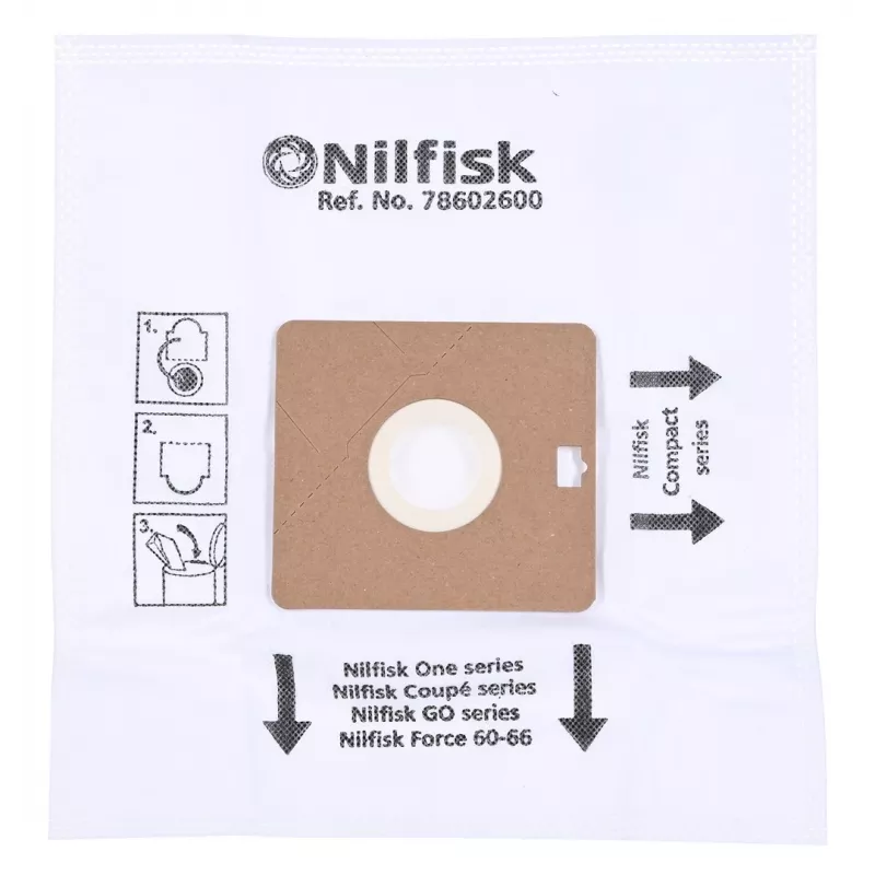 Dulkių maišelis Nilfisk DUST BAG SYNTH ONE GO AND COUPE