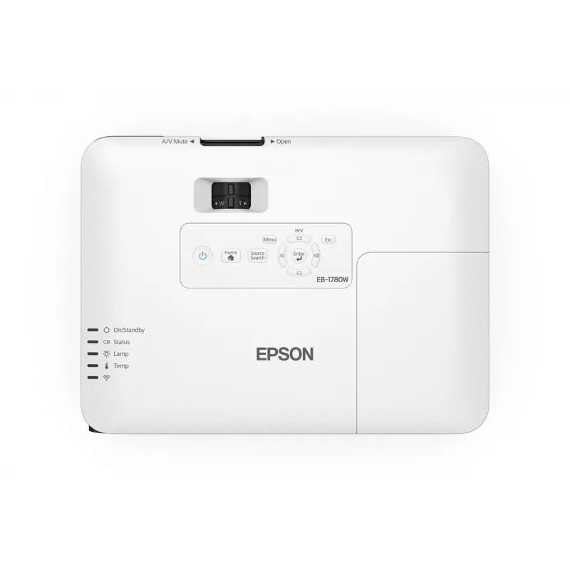 Epson EB-1780W trumpojo nuotolio projektorius 3000 ANSI liumenų 3LCD WXGA (1280x800) balta, pilka