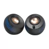 CREATIVE Pebble X 2.0 USB-C kompiuterių garsiakalbiai su reguliuojamu RGB apšvietimu Bluetooth 5.3 USB-garsas iki 15 W RMS galios PC ir Mac