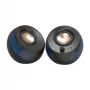 CREATIVE Pebble X 2.0 USB-C kompiuterių garsiakalbiai su reguliuojamu RGB apšvietimu Bluetooth 5.3 USB-garsas iki 15 W RMS galios PC ir Mac