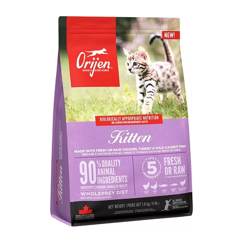 ORIJEN Kitten - sausas kačių maistas - 1,8 kg