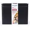 Duonos dėžutė Salter BW124581EU7 Kuro plieno dizainas – nerūdijančio plieno saugykla duonai ir kepiniams