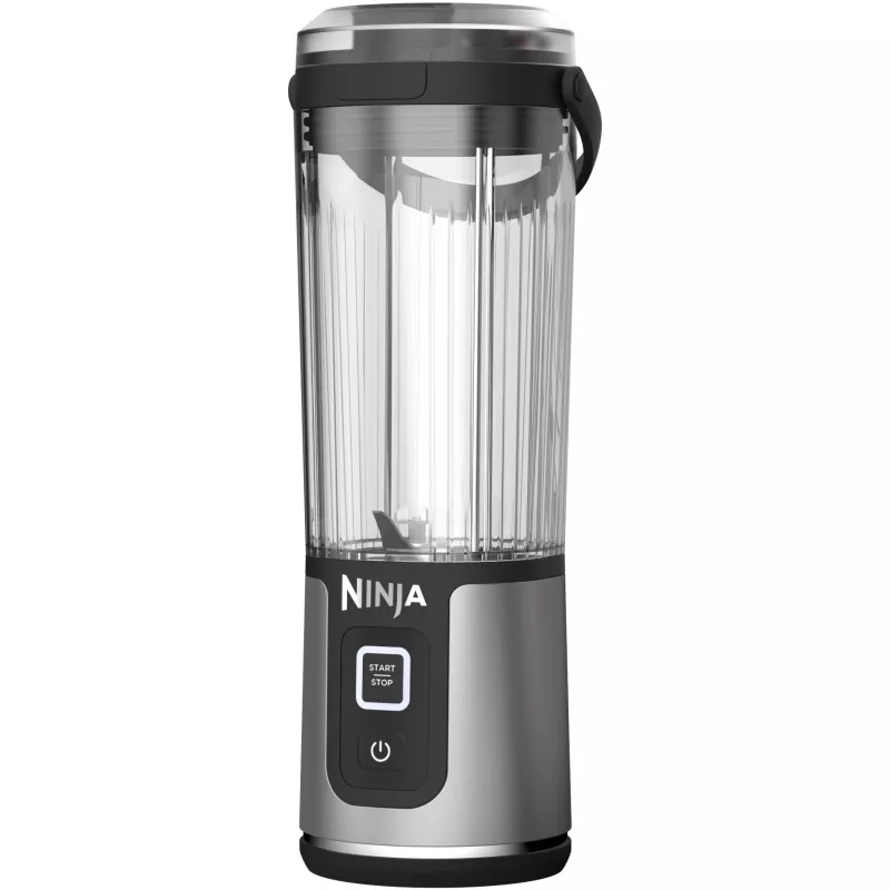 Sportinis plaktuvas Ninja BC151EUBK — 0,53 L dubuo, 14,4 W, baterija, ledo smulkinimas, juodas